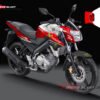 Decal Stiker Yamaha New Vixion MONSTER WHITE RED